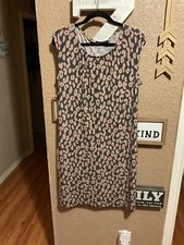 Apt. 9 Gray Animal Print Women’s Sleeveless Dress Size Large