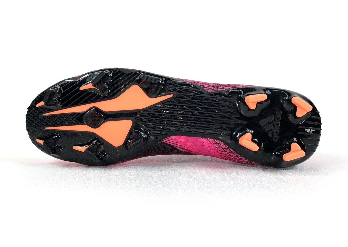 adidas X GHOSTED.3 FG Laceless Soccer Cleats Pink Black 