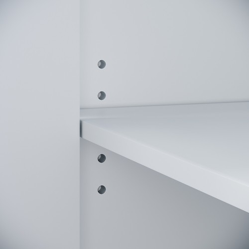 Sideboard Kommode Anrichte Highboard mit LED Beleuchtung Weiß Hochglanz 116cm - Bild 7 von 20