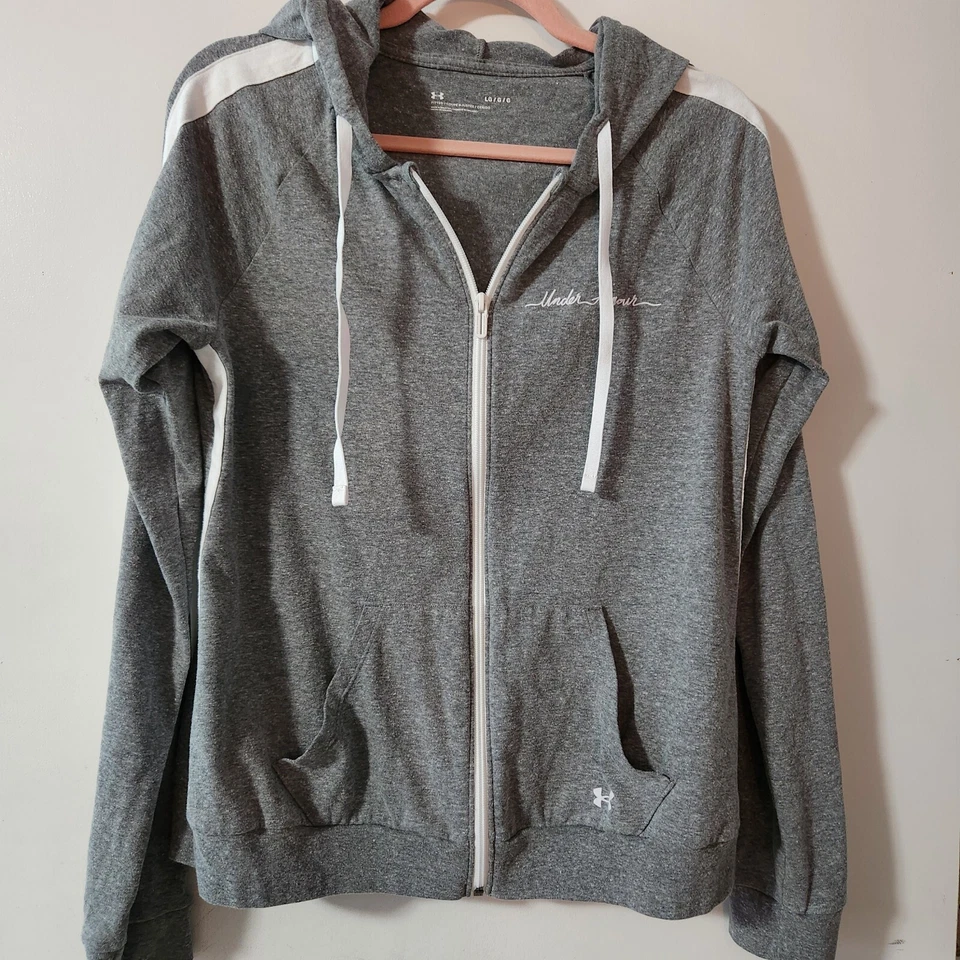 Lote (3) Under Armour Sudadera con Capucha Cremallera Lg Pendelton Camiseta sin Mangas L Tek Gear Sujetador Deportivo Lg Foto 4 de 4