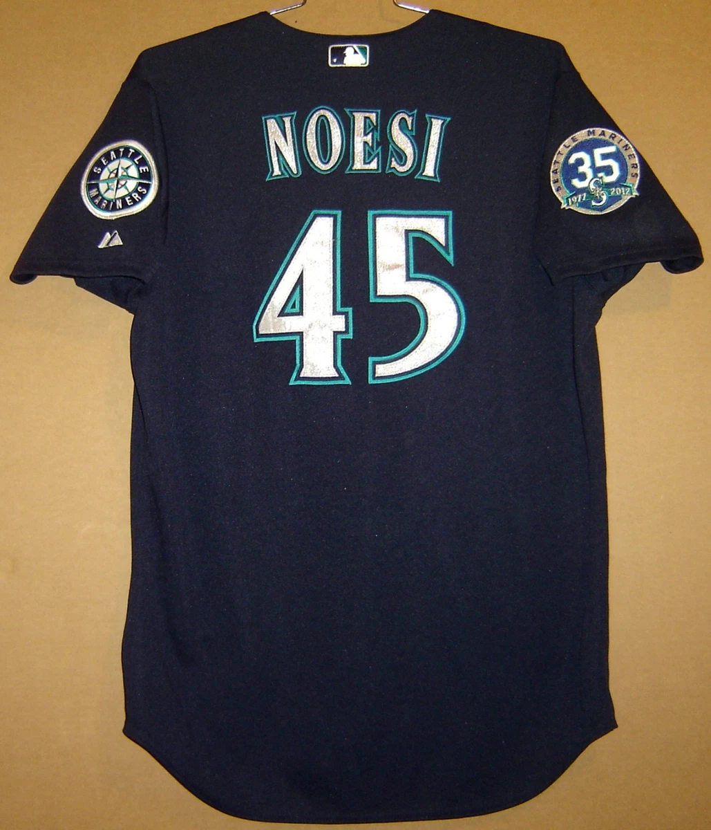 mariners game worn jersey