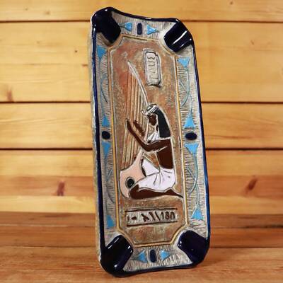 Cantino Bresciani Italienische Keramik Wein Flasche / Handarbeit / Ägypten #Z3