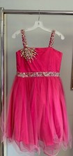 NWT Children's Pageant Pre Teen Cocktail Fuchsia Ombre Size 16