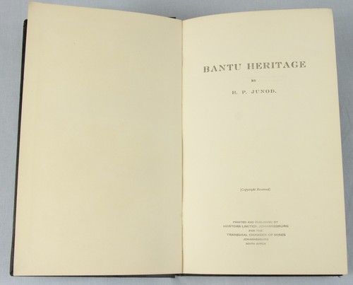 BANTU Heritage Henri-Philippe Junod 1938 superb photo plates by Duggan-Cronin - Picture 4 of 20