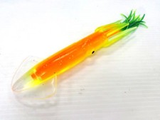 Squidnation Mauler Trolling Rubber Squids 9" LONG TAIL - Pack of 4 - RASTA