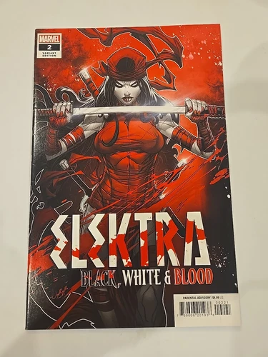 Elektra Black, White & Blood #2 B Jonboy Meyers Variant 1st Print Marvel 2022 NM