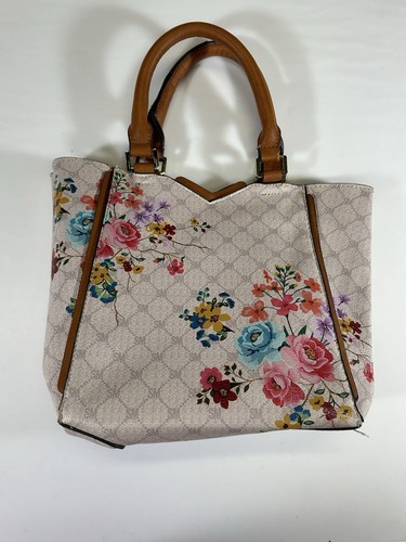 Steve Madden Floral Crossbody Bag Purse Satchel With Handles - Picture 11 of 12