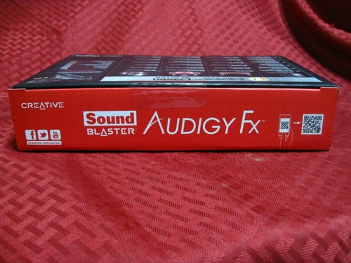 Creative Sound Blaster Audigy Fx PCIe Expansion Card SB1570 - New SEALED IN BOX - Afbeelding 2 van 5