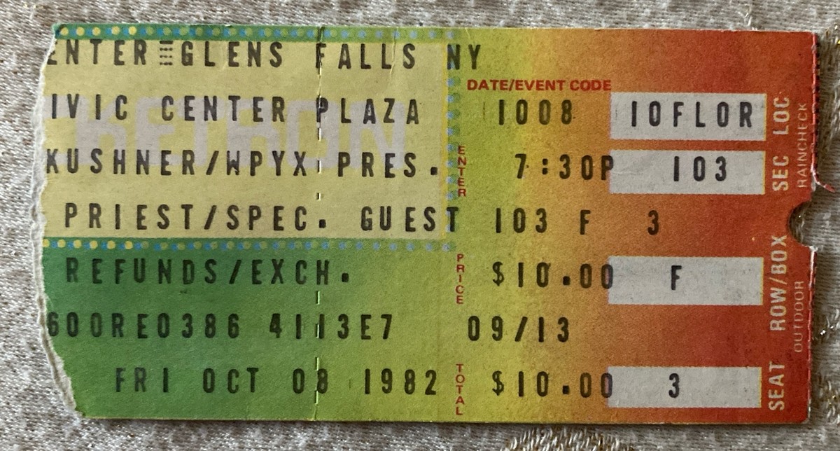 Iron Maiden Judas Priest Ticket Beast And Vengeance Tour