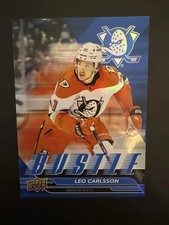 2025-26 Upper Deck Series 1 - Bustle Leo Carlsson  #B-2 Ducks