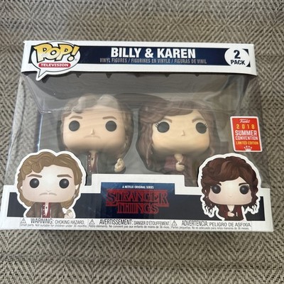 Stranger Things Funko Pop 2-Pack Billy & Karen Vinyl Figure NEW