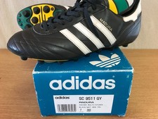 Adidas Vintage soccer "MADURA" SC9511W MADE IN JAPAN US7.5/26cm /UK7 WITH BOX