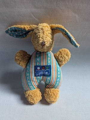 By fridolin for UNICEF Hase gestreift mit Blumen blau ca.25cm