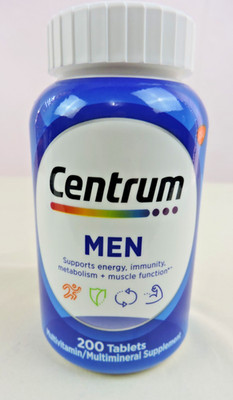 Centrum Men Multigummies Assorted Natural Fruit Flavors 100 Gummies Exp 11/2026