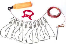 Fish Stringer, Fishing Stringer Clip Live Lock, with High Strength... 