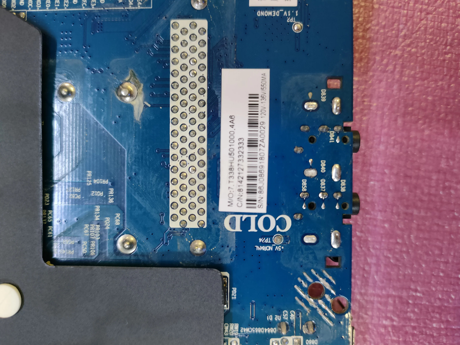 Mainboard T201806076A per TV Zenith ZYS50FHD 50 - ricambio TV originale testato