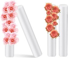 Foam Cylinders 15.7 Inch - White Floral Tubes for Crafts  Arrangements