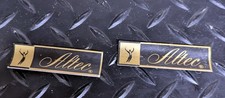 2 OEM Altec Lansing speaker badges / logos from Flamenco speakers