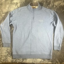 Columbia Men's Fleece Pullover Quarter-Zip Tan/Brow MENS XL