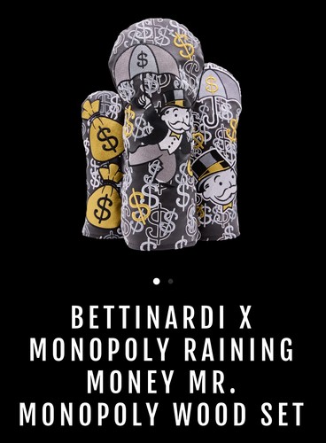 Bettinardi x Monopoly Raining Money Mr. Monopoly Black Friday Wood ...