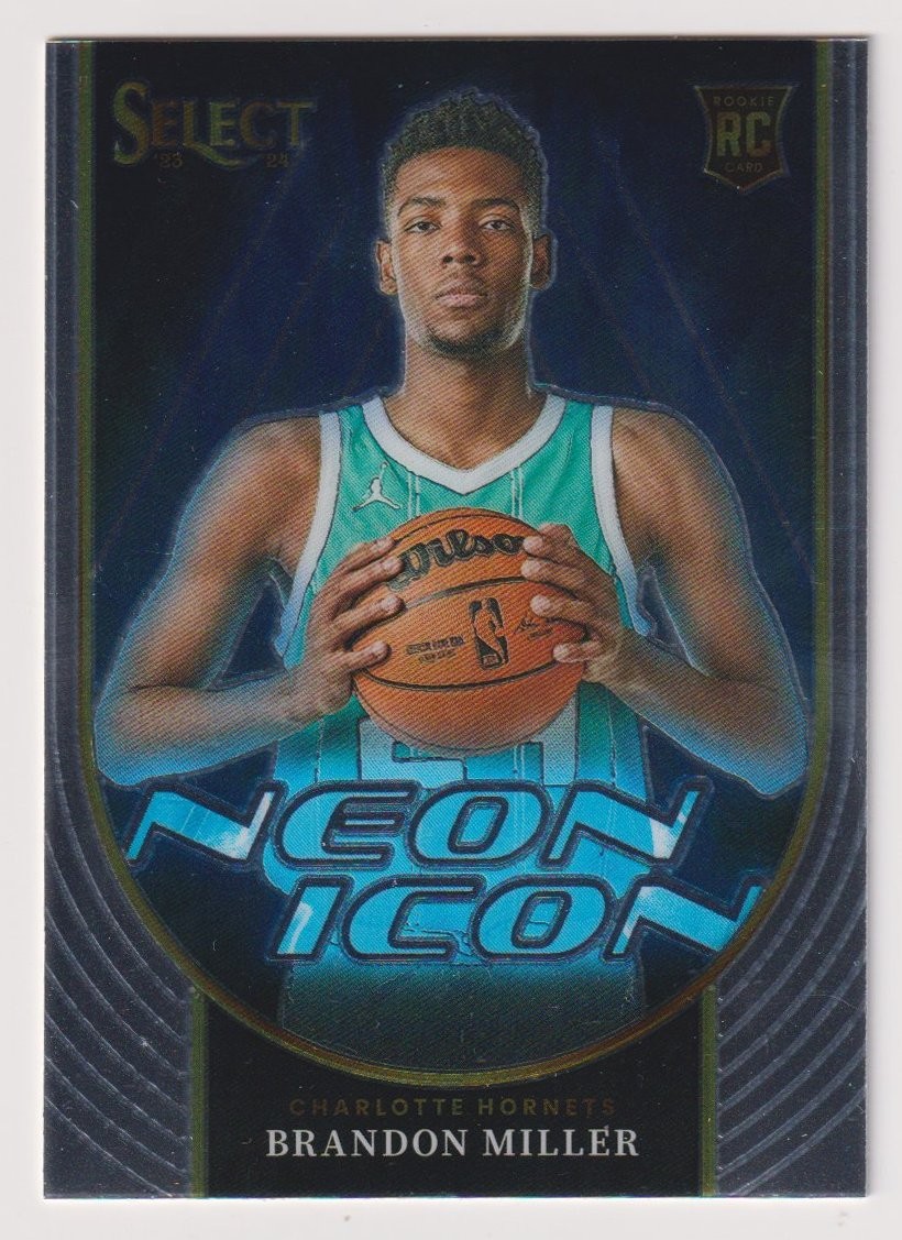 2023-24 Donruss Optic Neon Icon Brandon Miller #11 RC | eBay