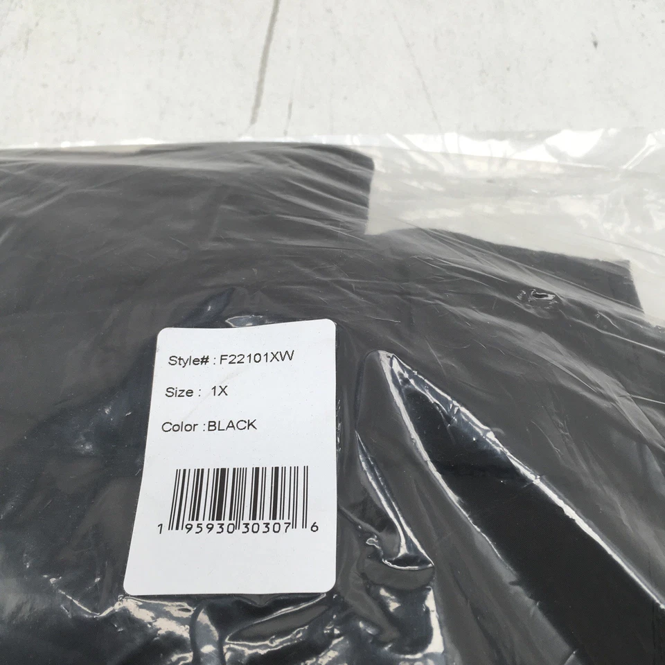 Plus Size Weatherproof Plush Lined Puffer Vest, Women's, Size: 1XL, Black, NWT - Image 3 of 3