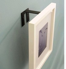 Pottery Barn Frame Riser Art Picture Photo Hanger Black Finish -NEW