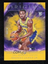 2024-25 Panini Origins Gold 8/10 Bronny James Jr #98 1js1