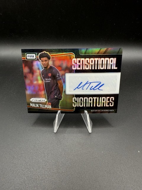 2025-2026 Panini Prizm FIFA Malik Tillman Sensational Signatures Black 1/1 Auto