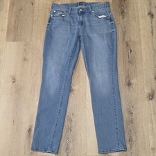 Gap Jeans Women's Size 8/29R Blue Real Straight Solid Denim Pockets