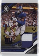 2021 Panini Limited Game Day Swatches Spotlight Amethyst 6/10 Darius Slayton 4f5