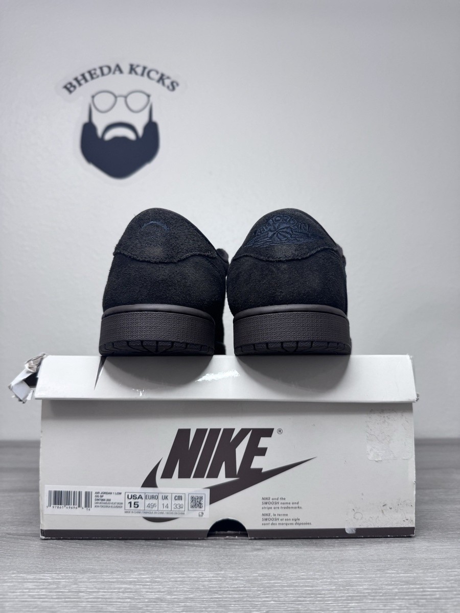 Size 15 - Travis Scott x Air Jordan 1 Retro OG SP Low Velvet Brown