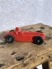 Vintage 1960s Red Plastic Toy Sports/F1 Race Car Hong Kong Dinky Corgi