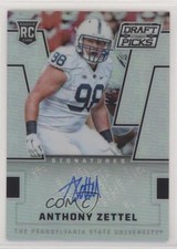2016 Panini Prizm Collegiate Draft Picks Silver Anthony Zettel #236 Auto 2u3