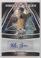 2022 Panini Elite Extra Edition Hidden Gems Black Kyle Jones #HG-KJ Auto 0j0r