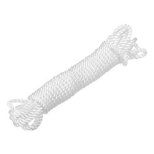 Geflecht Maurerschnur Nylon Wei&szlig; 10M/32.8Ft 8MM f&uuml;r Netztuch Gartenbau Mauerwerk