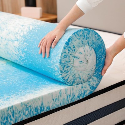 Bynex 2 Inch Gel Memory Foam Mattress Topper, Full Size Cooling Bed Topper fo...