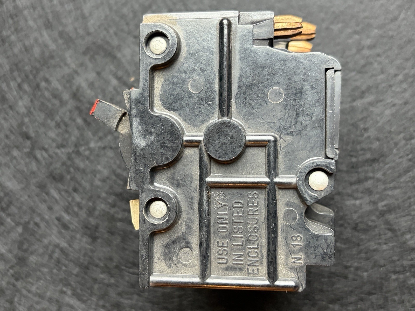 FPE NA130 1 Pole 30 Amp 120/240V AC Stab-Lok Thick Plug In Red Circuit Breaker  