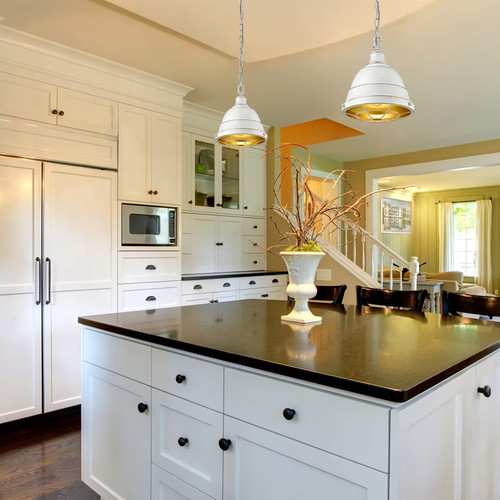 Golden Bartlett 11" Mini Pendant in French White - Picture 4 of 4