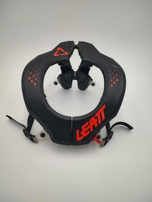Leatt Three Five Neck Brace Black Red Motocross BMX ATV Protective Collar Gear