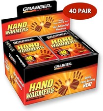 GH Hand Warmers, 80 Warmers 40 Pairs 