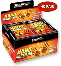GH Hand Warmers, 80 Warmers (40 Pairs)