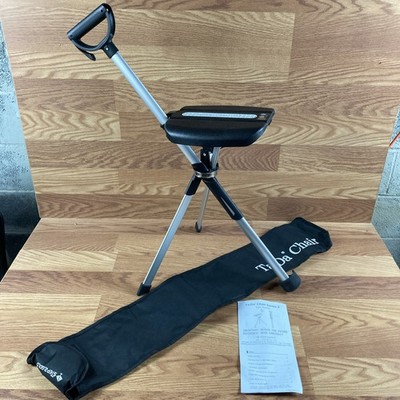 STEP2GOLD Ta-Da Chair Series 2 Portable Trekking Hiking Stick - 32.3'' Black