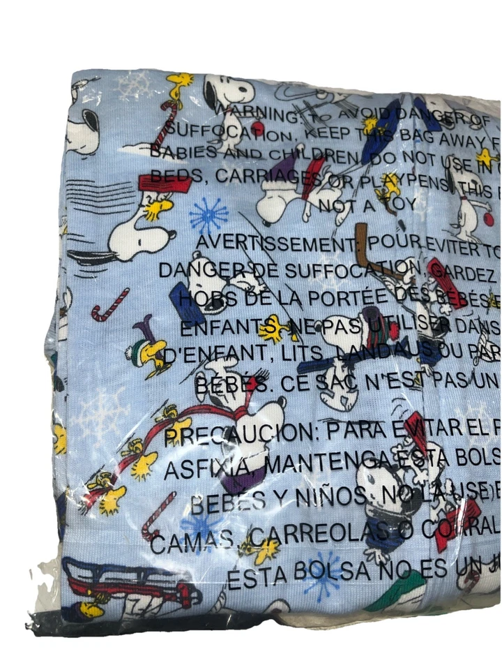 Vera Bradley Peanuts Snoopy Ski Jump Una Pieza Dormir Bebé 12 Meses Nuevo en Paquete Foto 2 de 4