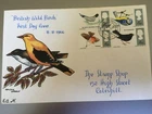 GB STAMPS RARE FIRST DAY COVER 1966 BIRDS HAND ILLUSTATED