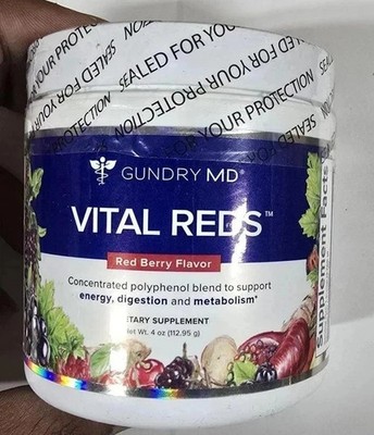 Vital Reds by Gundry MD   Polyphenol Blend   Supports Energy, Digestion   1 Jar
