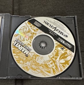 Sega Saturn Marvel Super Heroes CIB Manual JP Import Tested US Seller