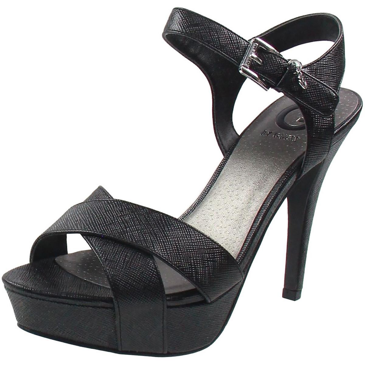 Женский ремешок на щиколотке из черной кожи Cenikka G by Guess 7.5 Medium (B,M) BHFO 5564