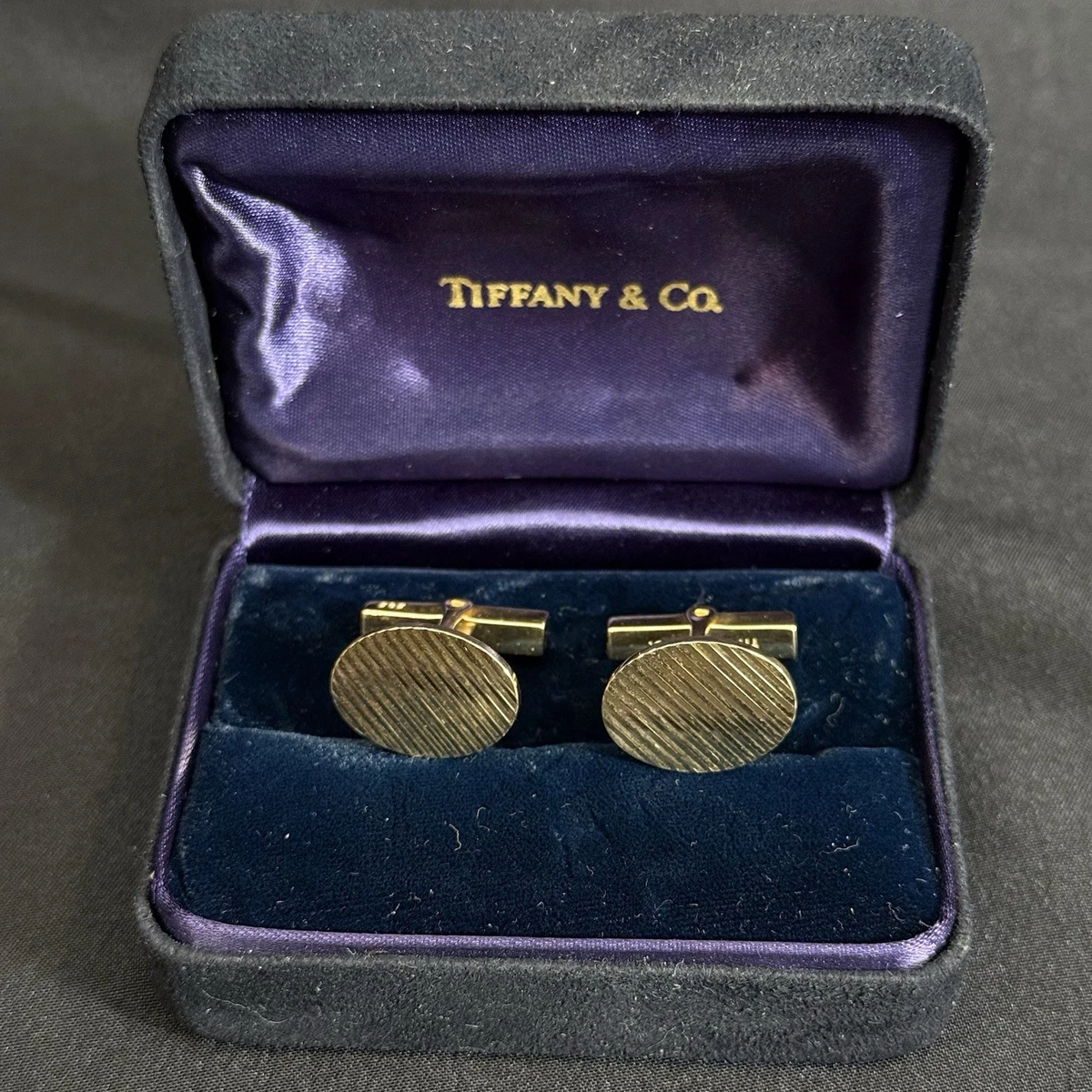 Tiffany & Co. 14k Yellow Gold Cufflinks for Men for sale | eBay