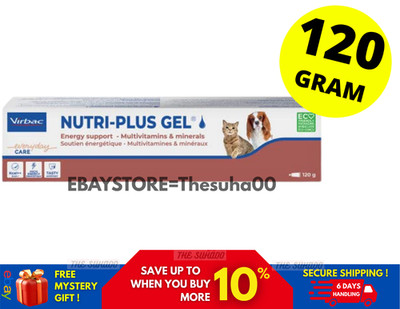 Virbac Nutriplus Nutri Plus Gel Supplement for Cats & Dogs (120.5g)